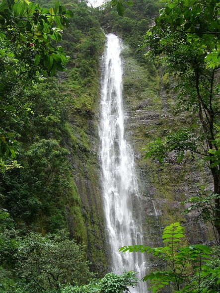 Waimoku-Falls along the Pipiwai Trail